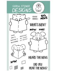 Gerda Steiner Designs - What's New - 4x6 Clear Stamp Set